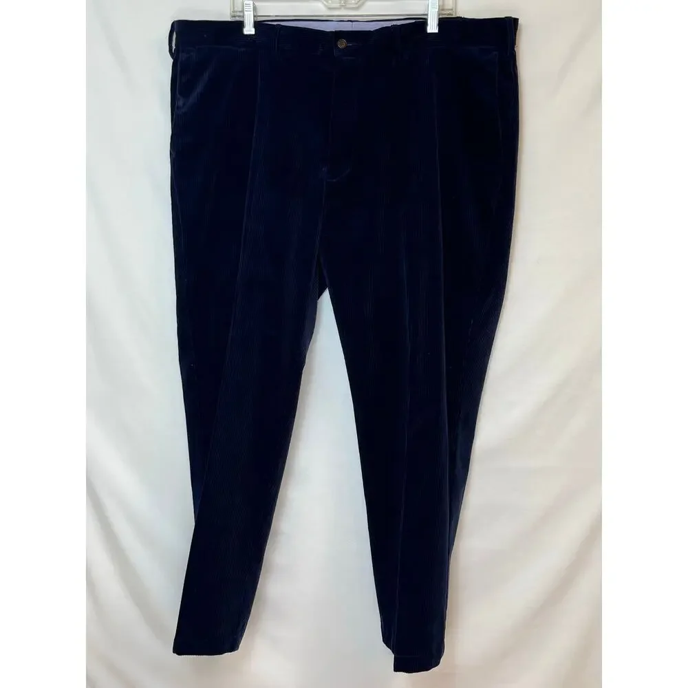 Polo by Ralph Lauren Men's Size 42 x 30 Blue Classic Fit Preppy Corduroy Pants